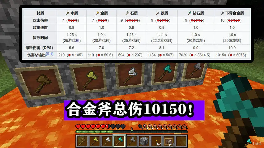 我的世界伤害最高的武器是什么 Lu18玩吧