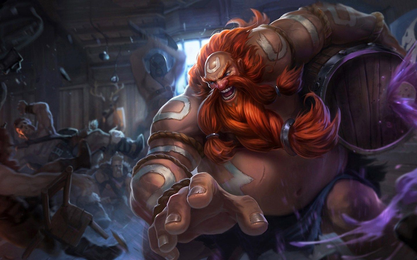 英雄联盟古拉加斯飞车暴走族皮肤