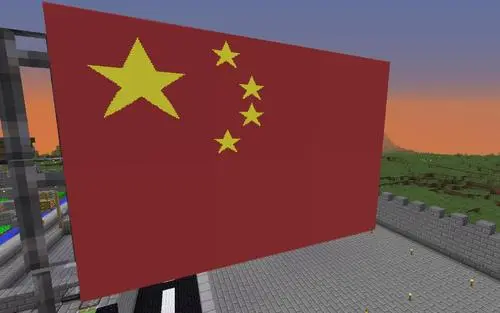 我的世界怎么做国旗 Lu18玩吧